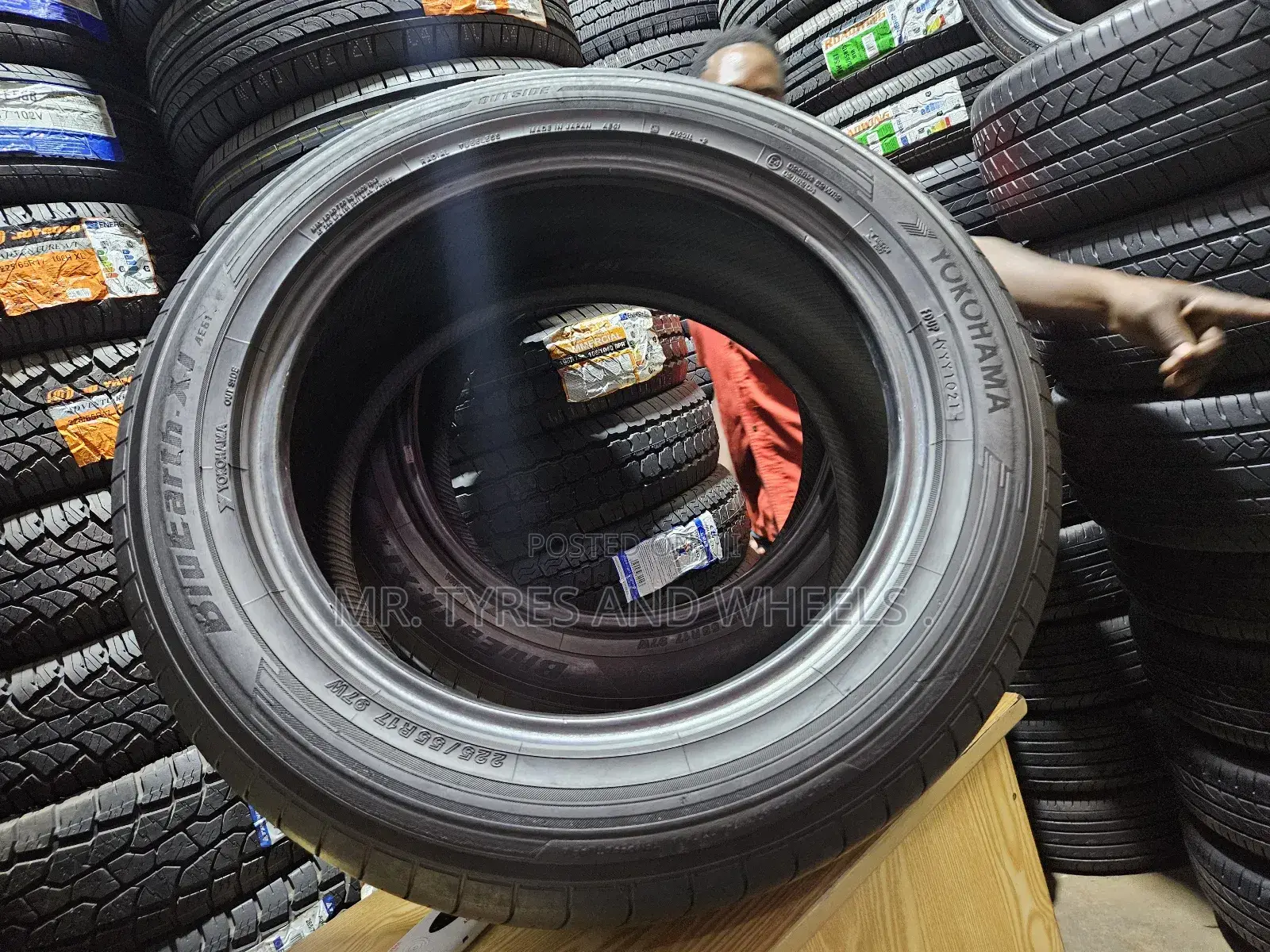 225 55 R17 Yokohama. The Quality Is Very Clear Extremely Gd.