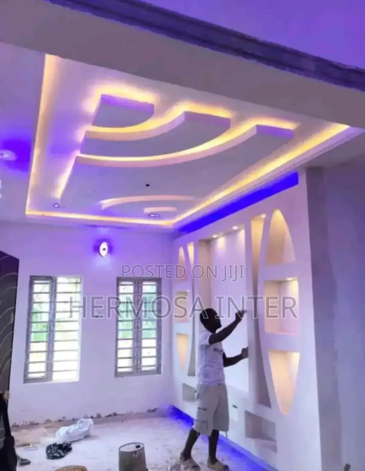 Gypsum Celling Designing,And Interior and Exterior Designpin