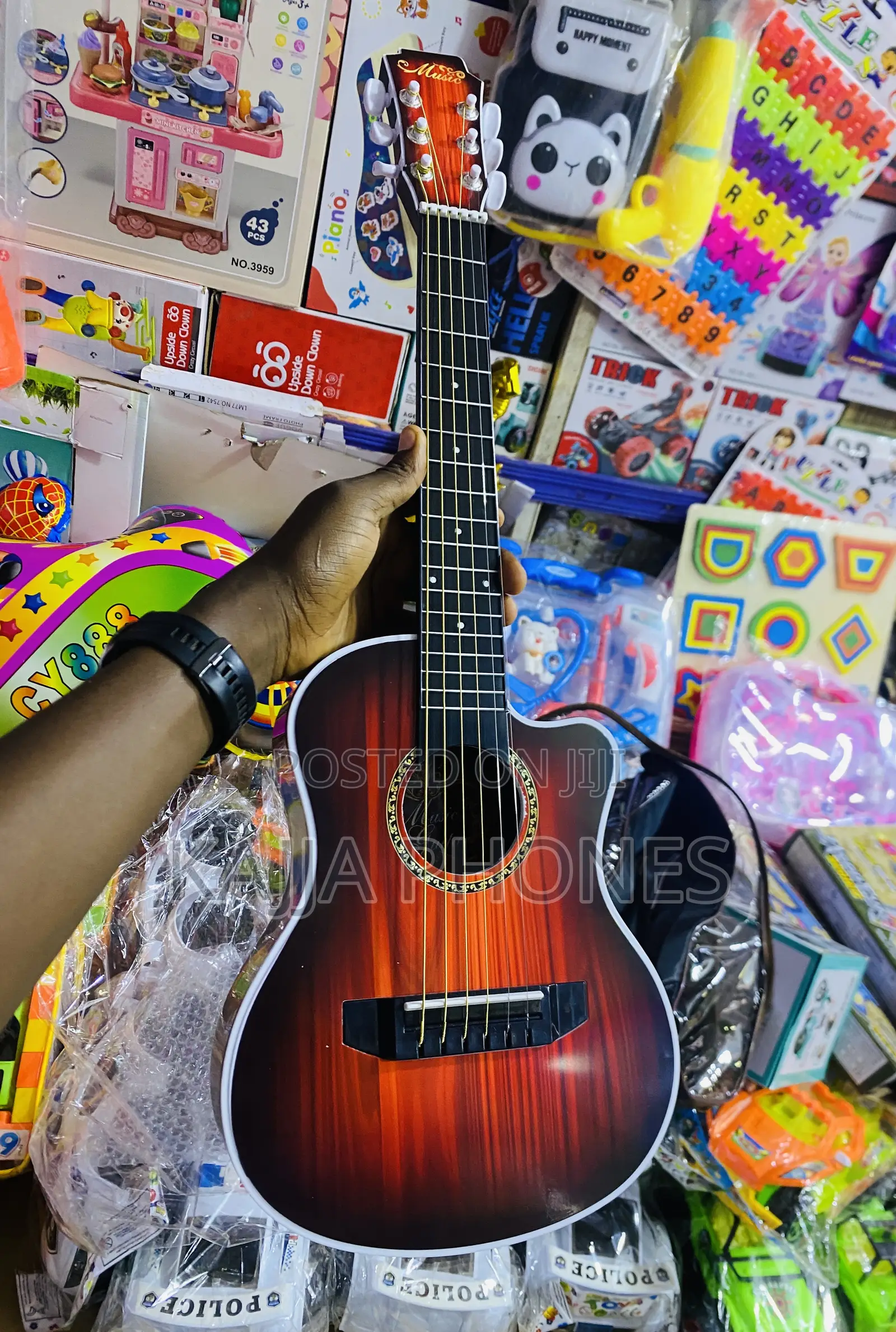 High-Quality Kids Learning Guitar