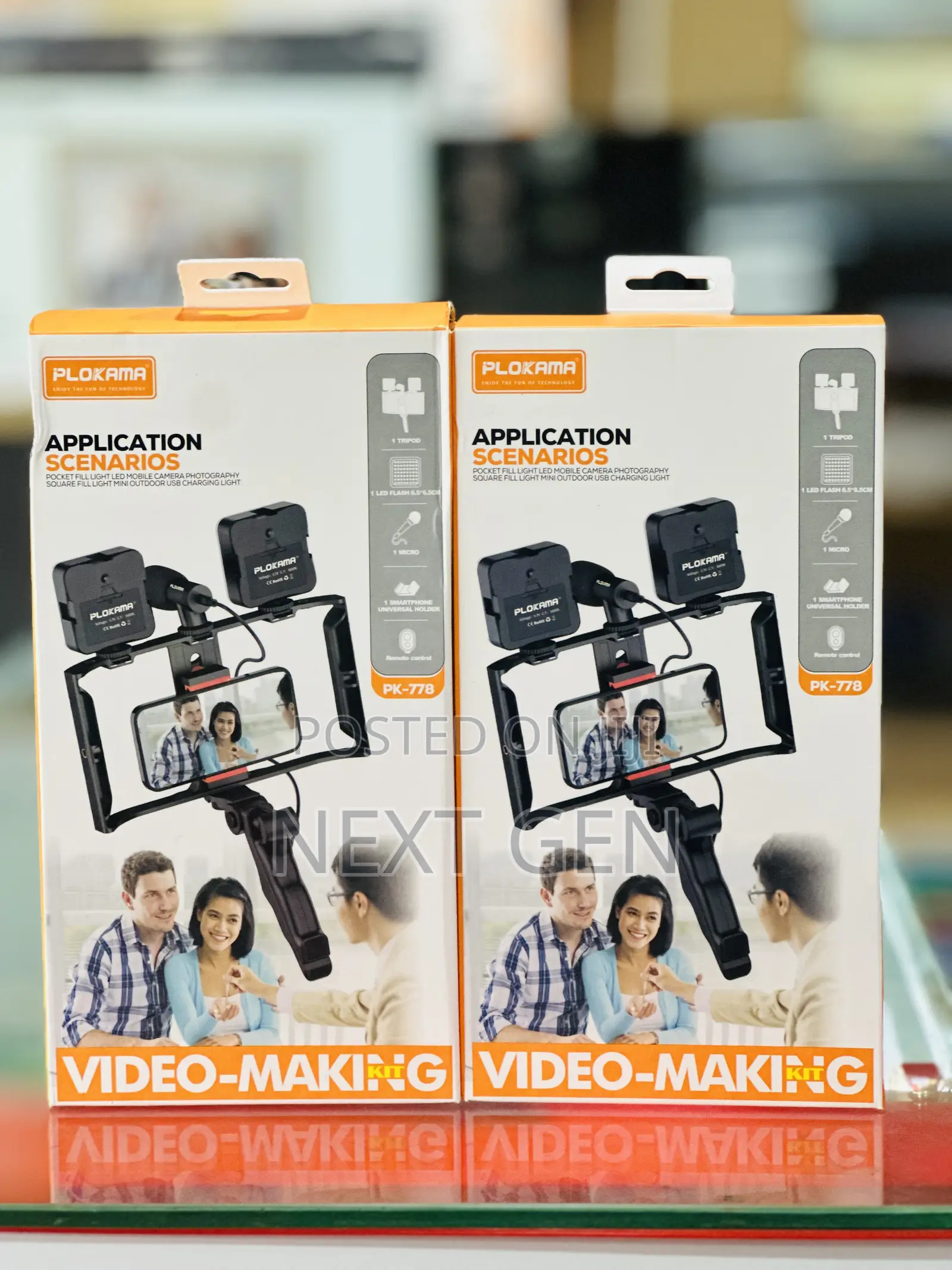 Plokama Video Making Kit Pk778 With Mic, Tripod and Light