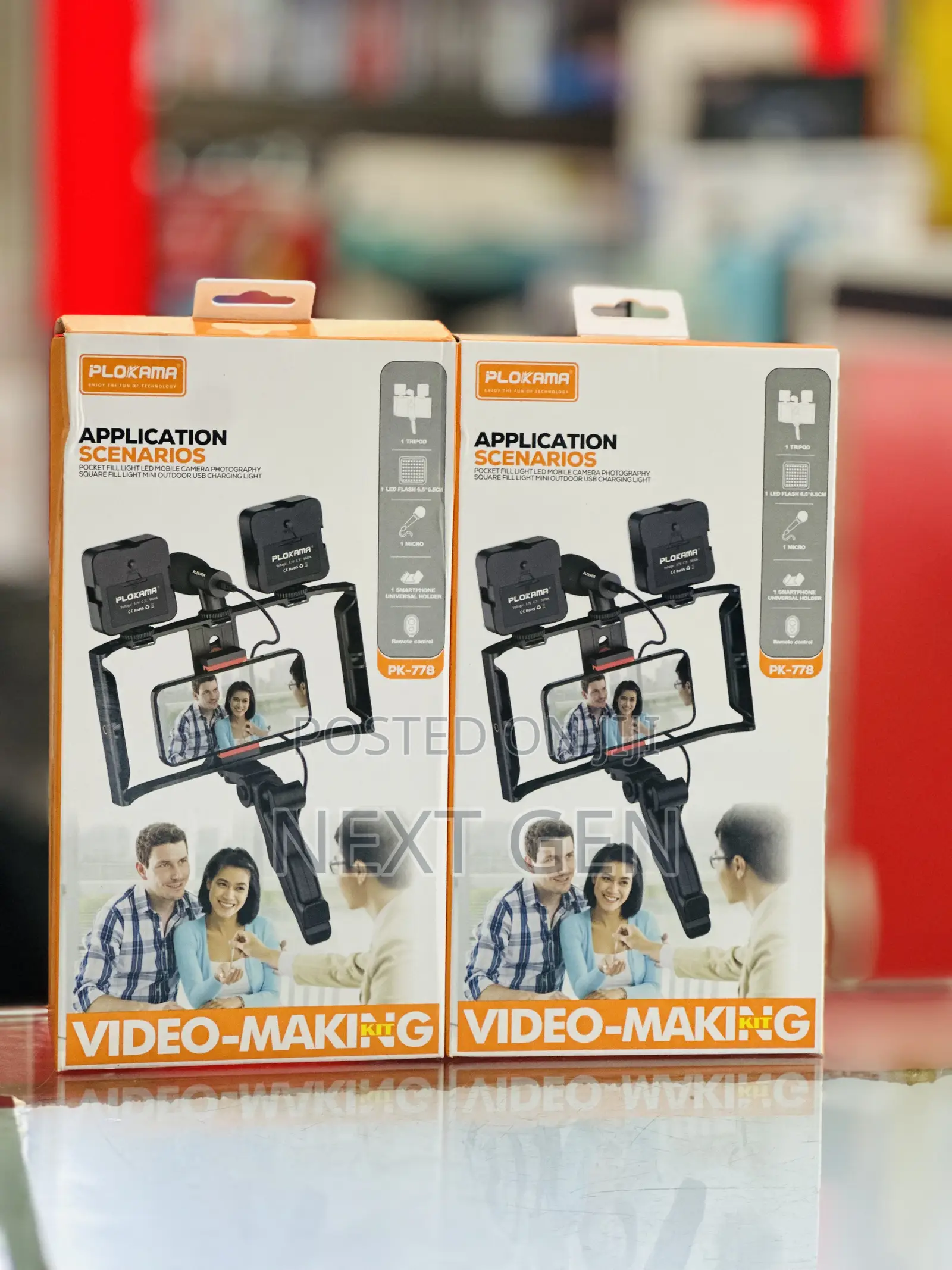 Plokama Video Making Kit Pk778 With Mic, Tripod and Light