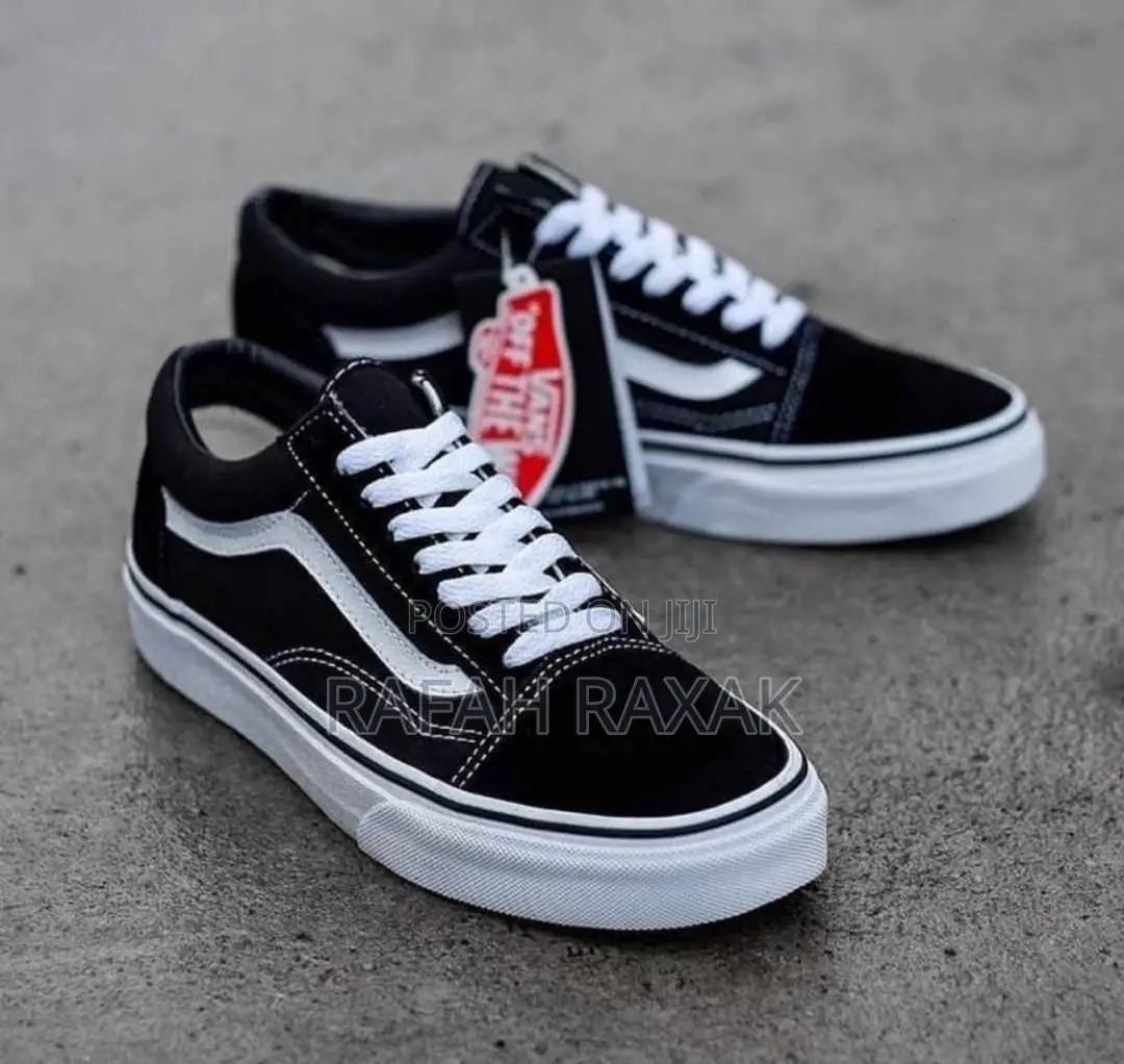 Original Black/White Vintage Vans Off The Wall Old Skool