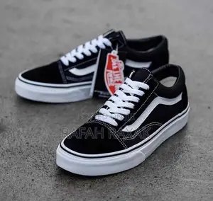 Original Black/White Vintage Vans Off The Wall Old Skool