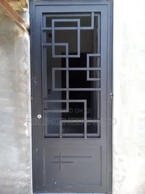 Frront Black Door