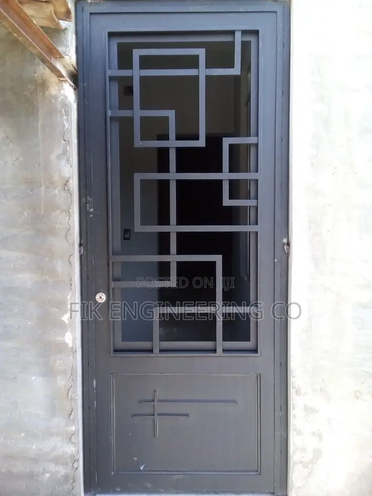 Frront Black Door