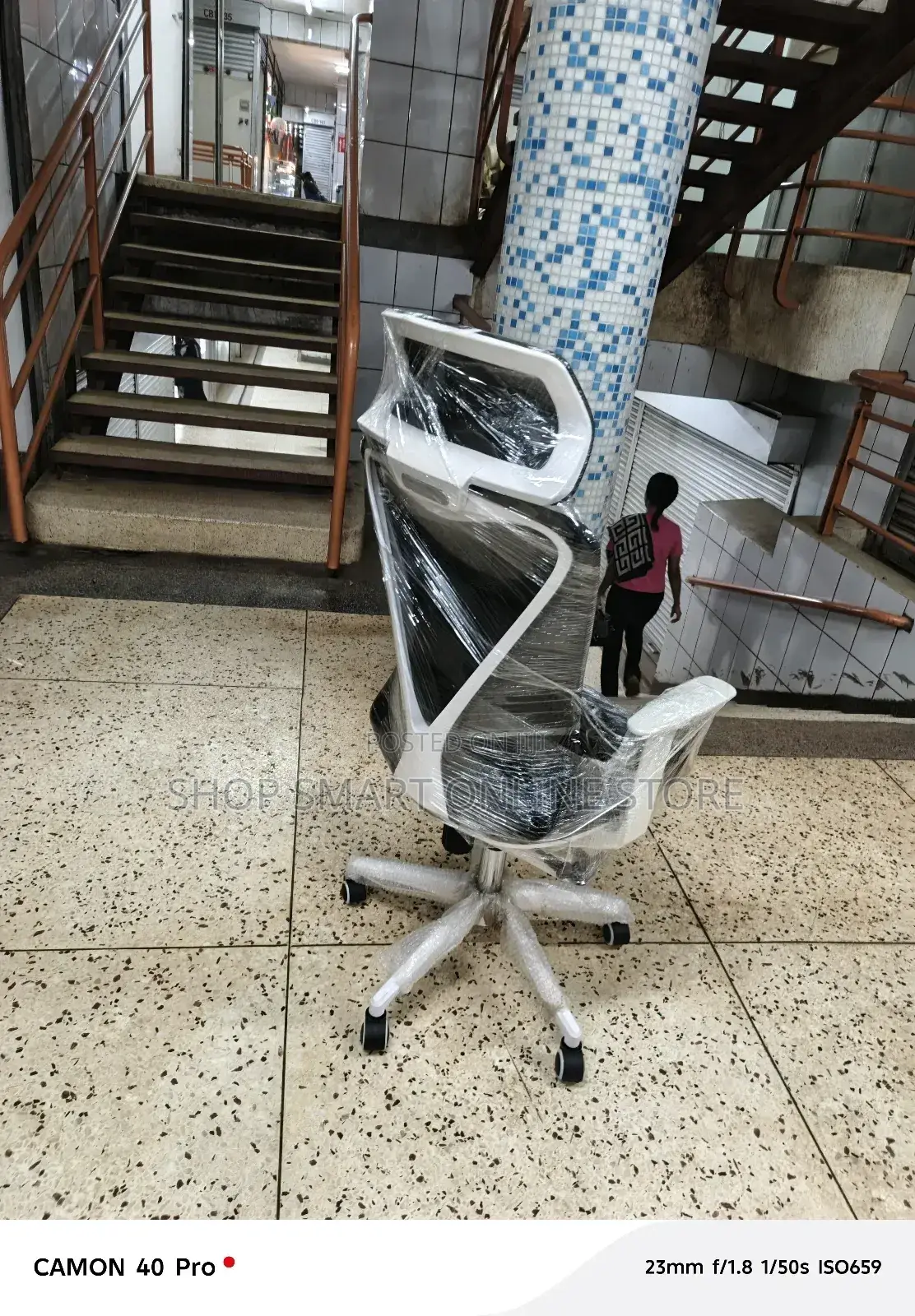 Ergonomic Office Chair Office Chair Black*White