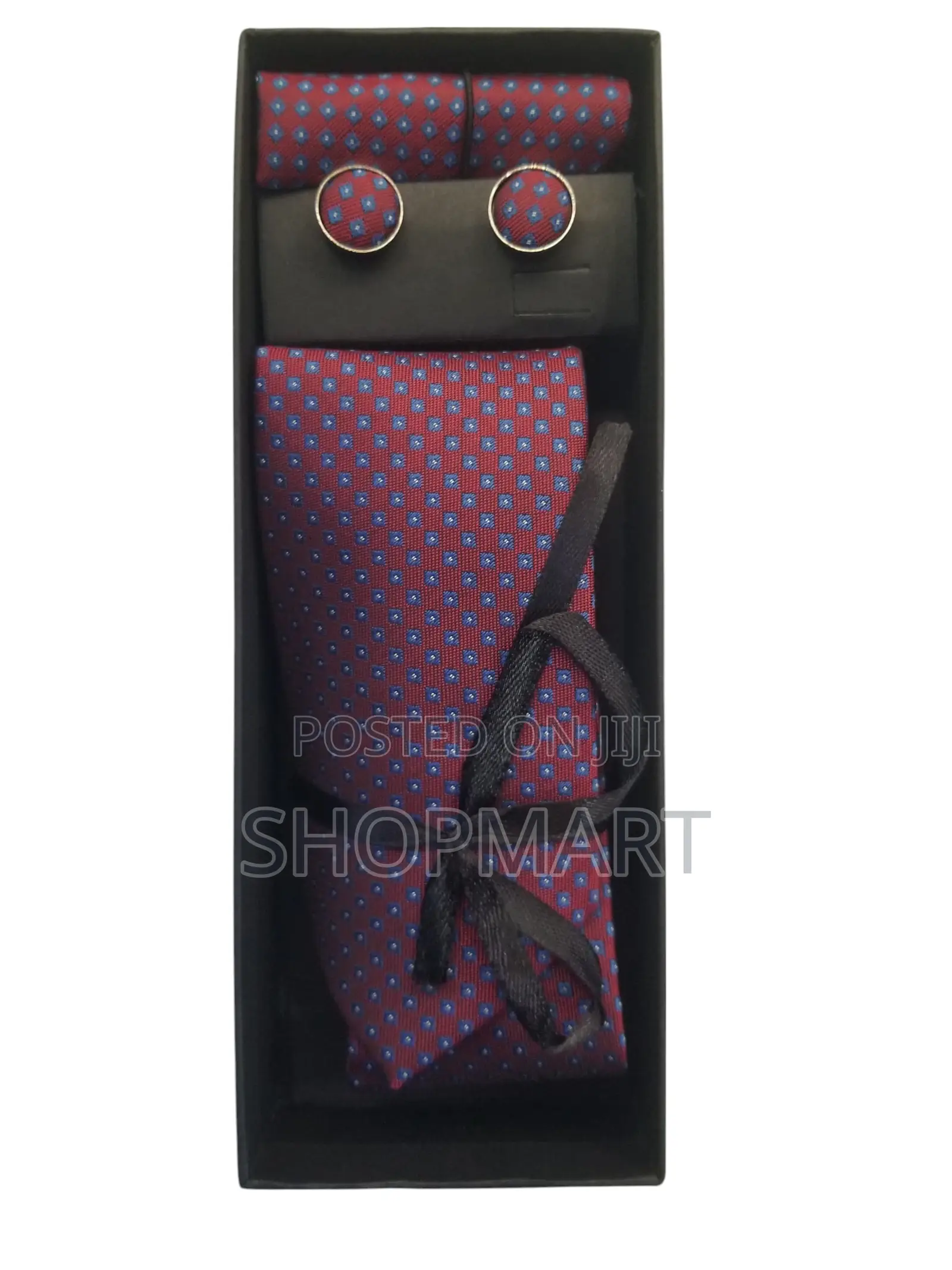 Mens Necktie With Cufflinks