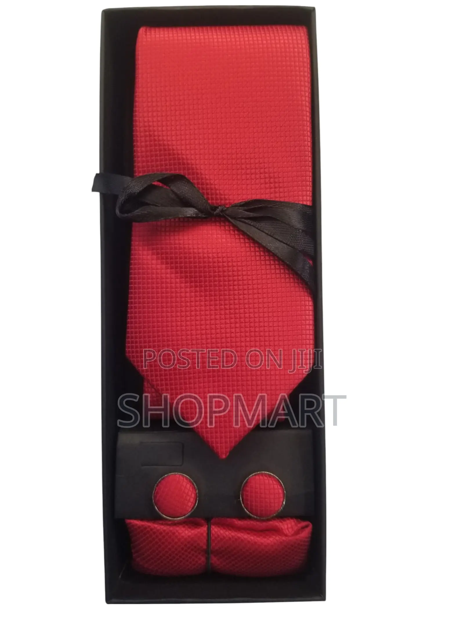 Mens Necktie With Cufflinks