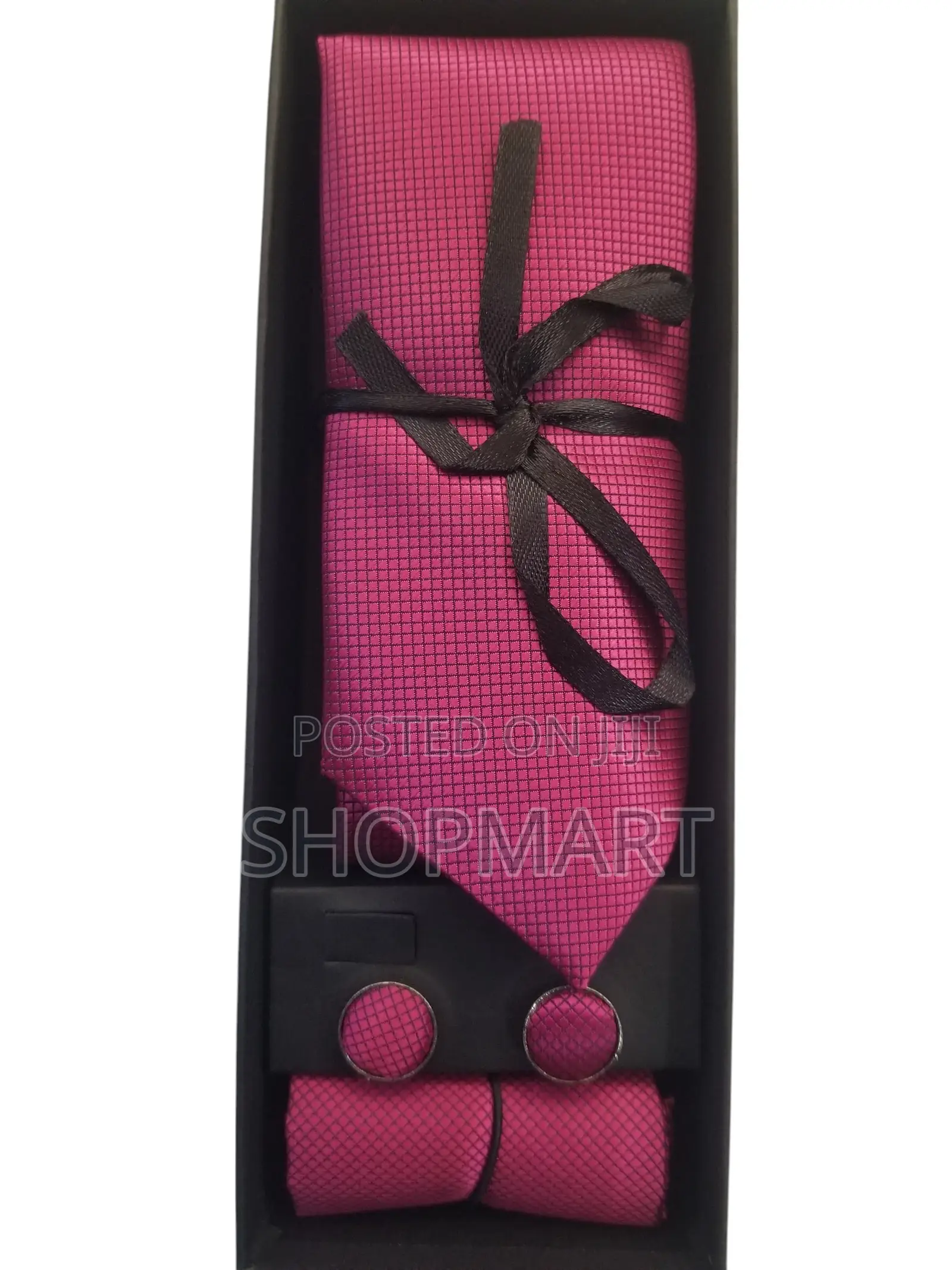 Mens Necktie With Cufflinks