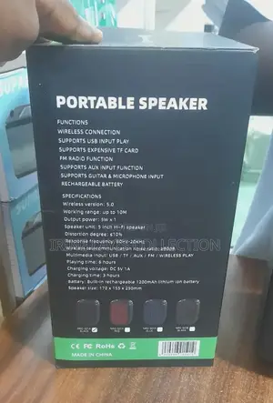 NRG 501a Portable Speaker With Microphone