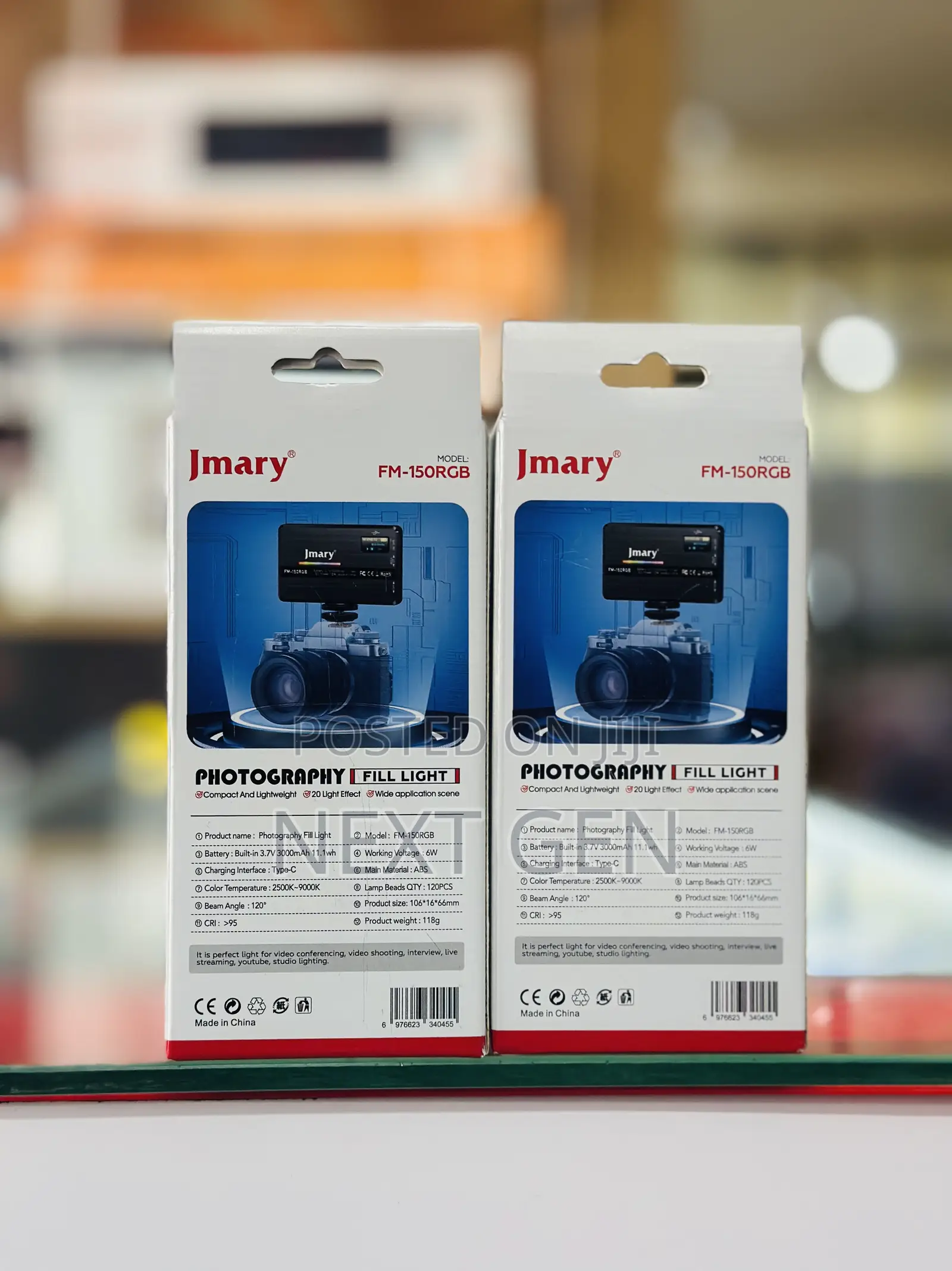 Jmaryfm150rgb Video RGB Camera Mobile Fill Light Muilt Color