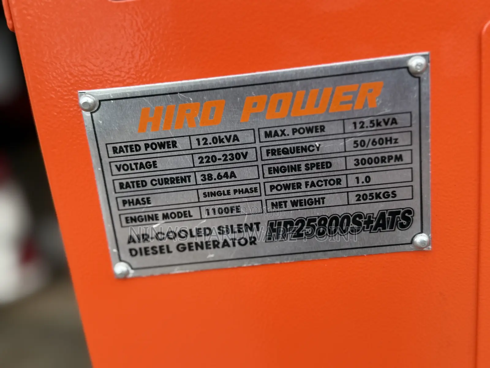 Diesel Generators Hiro Power Japan 12.5kva