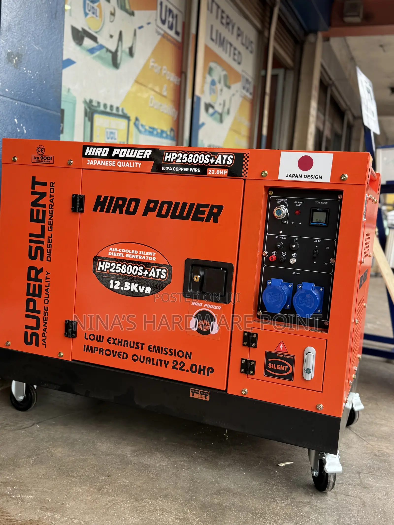Diesel Generators Hiro Power Japan 12.5kva