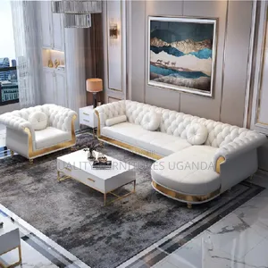 8 Sitter White Sofa Set