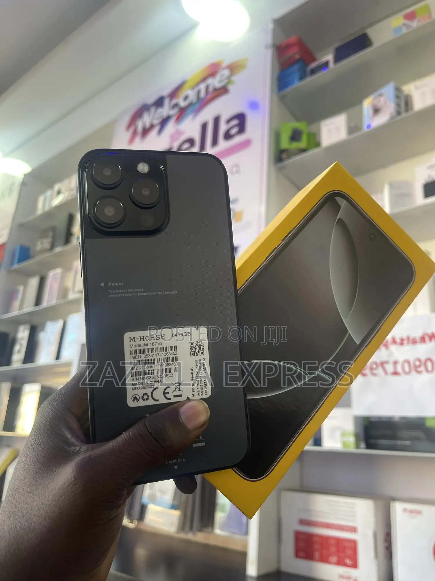New Mobile Phone 64 GB Black
