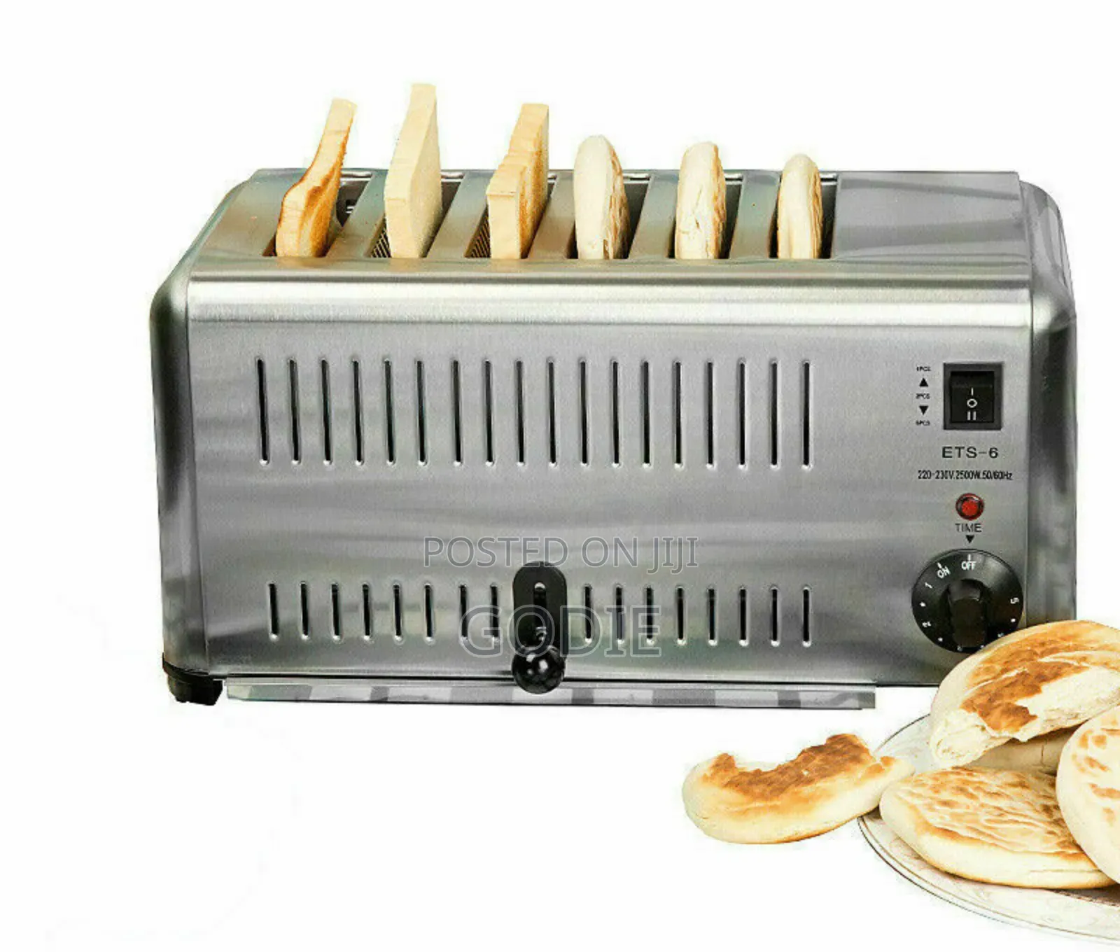 Electric Commercial Bread Toaster 6 Slicer