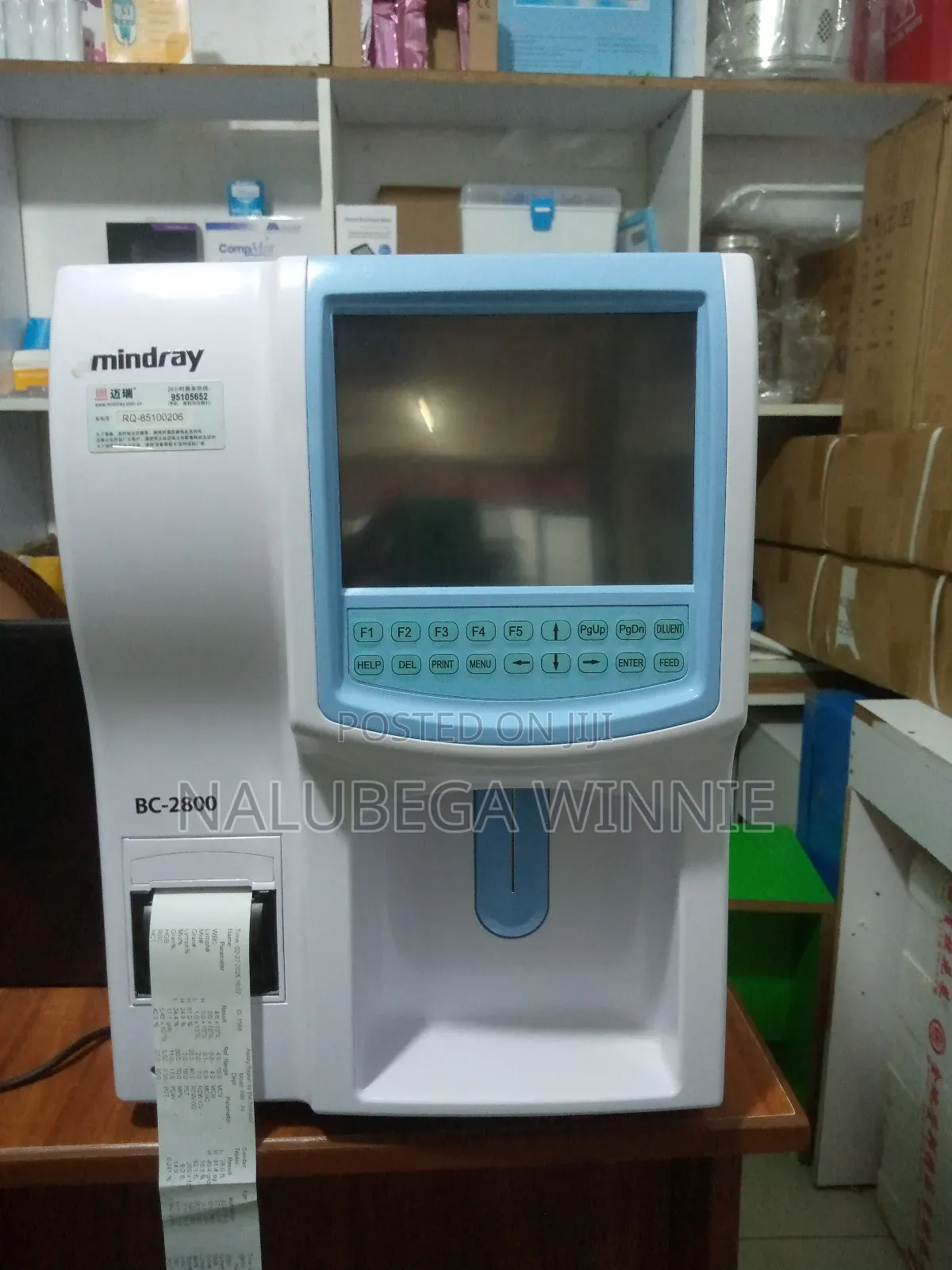 3 Parts CBC Machine, Bc 2800 With Start Up Reagents