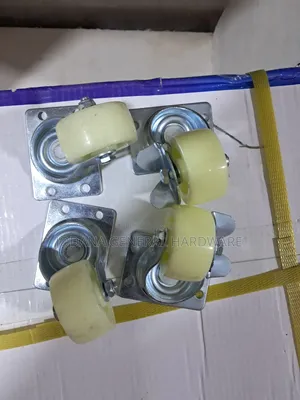 White 2 Inch Caster Wheels
