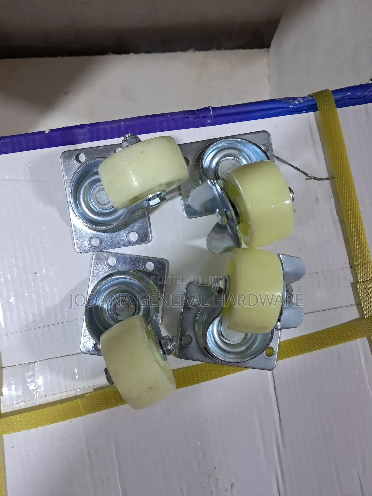 White 2 Inch Caster Wheels
