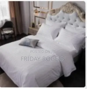 Flat Plain Bedsheet With Quilt/Duvet Cover.