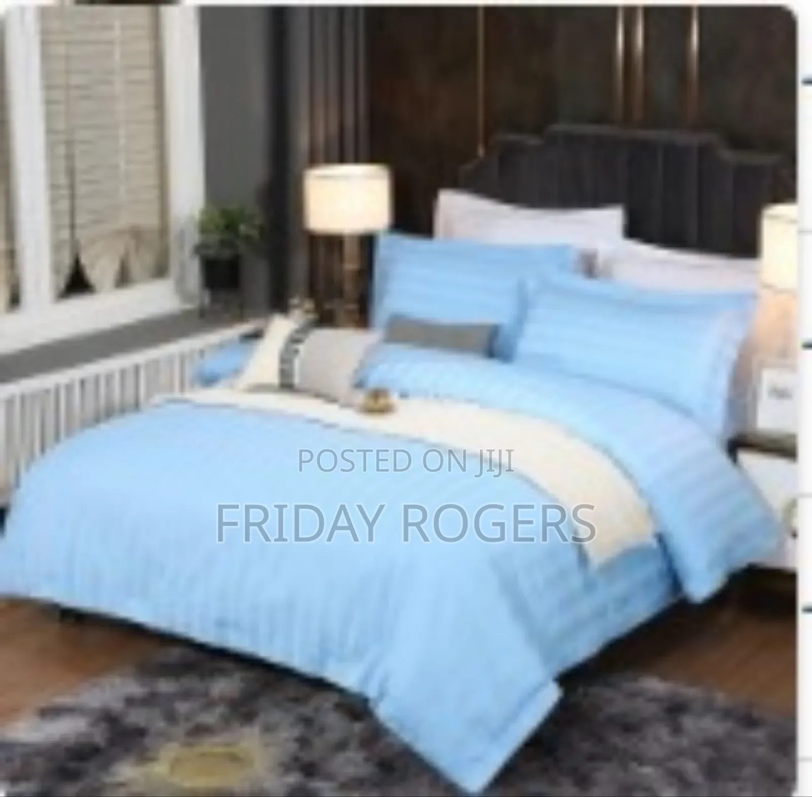 Flat Plain Bedsheet With Quilt/Duvet Cover.