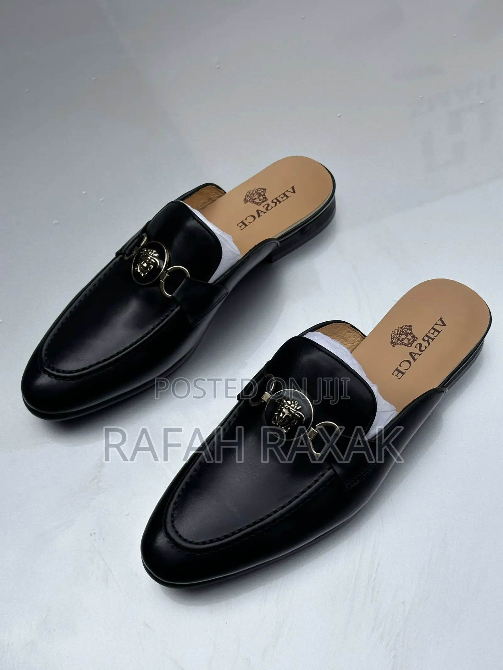Men’S Super Classic Versace Mules Half Gentle Shoes