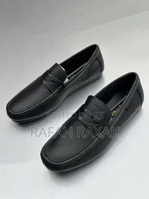 Original Men’S Classic Clarks Flat Sole Leather Moccasins