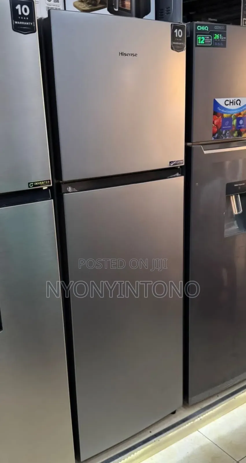 Hisense 328litres Frost Free Refrigerator 10yrs Warranty