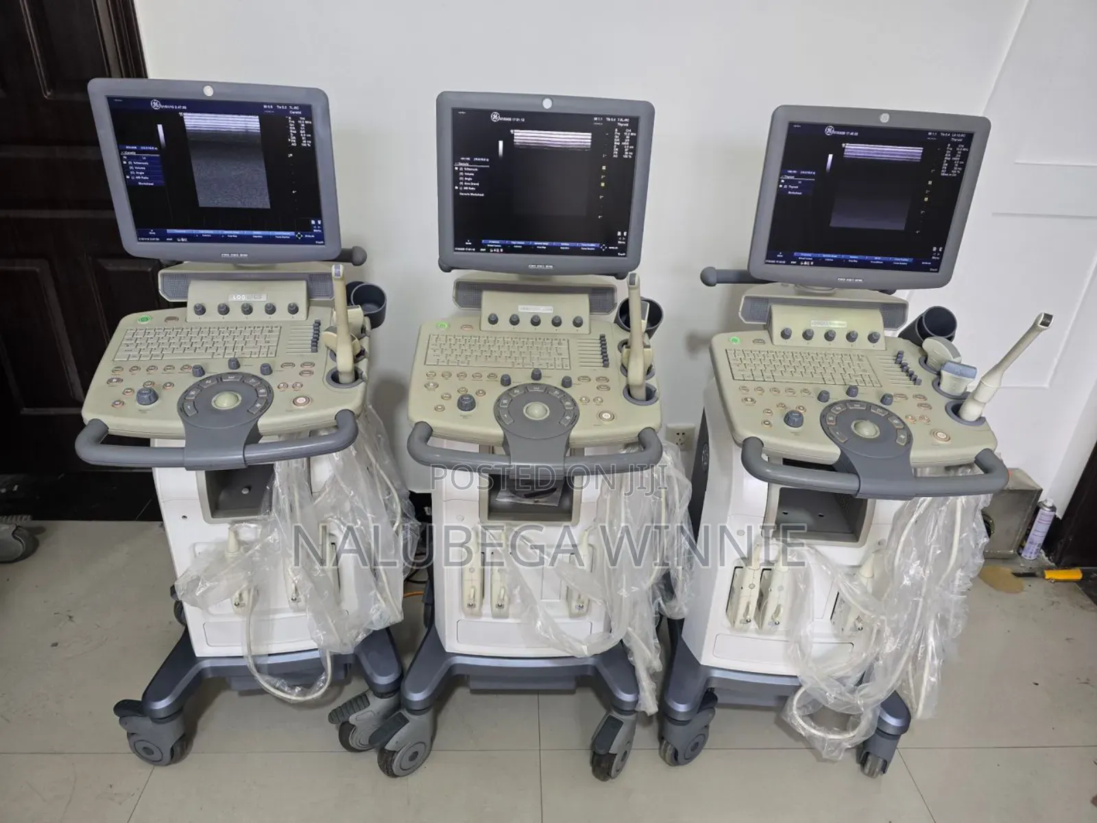 Logiq C5 Color Dopler, With 3 Probes