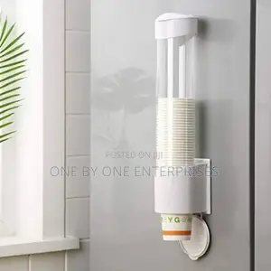Paper Cup Glass Dispenser Holder Wall Mounted Plastic.