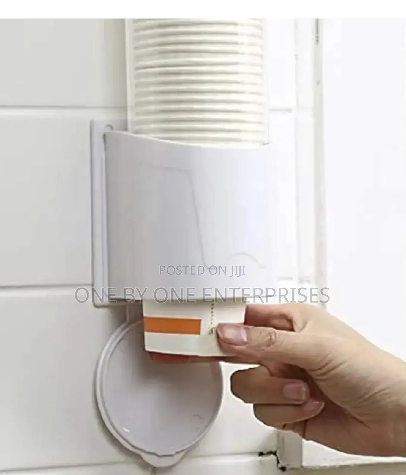 Paper Cup Glass Dispenser Holder Wall Mounted Plastic.