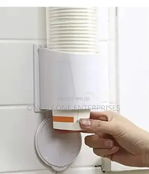 Paper Cup Glass Dispenser Holder Wall Mounted Plastic.
