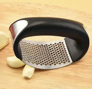 Stainless Steel Garlic Press Crusher