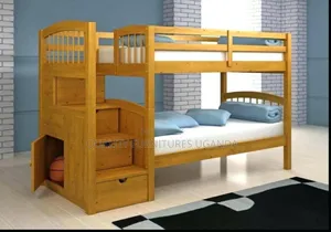 Photo - Wooden Double Decker Bed