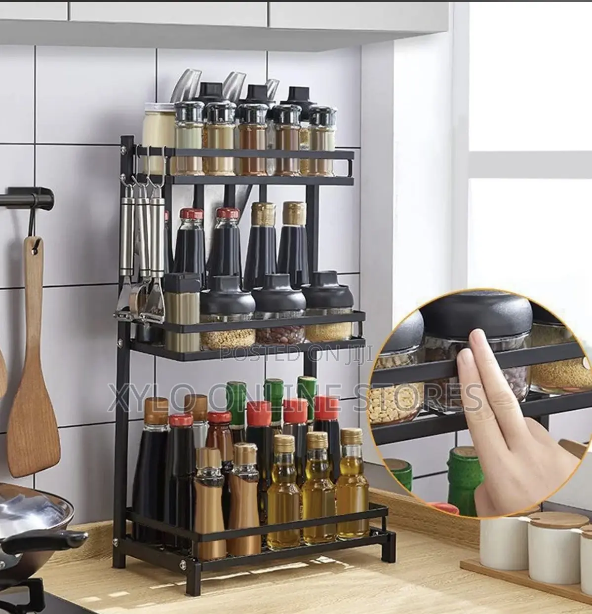 A 3 Tier Spice Rack Organizer