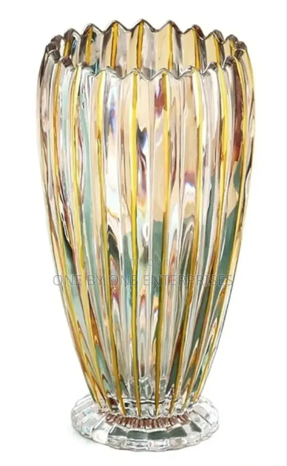 Crystal Wedding Vase and Home Decoration Transparent Glass.