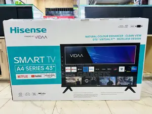 Hisense 43 Inch Smart A4 Series Brand New Frameless Tv