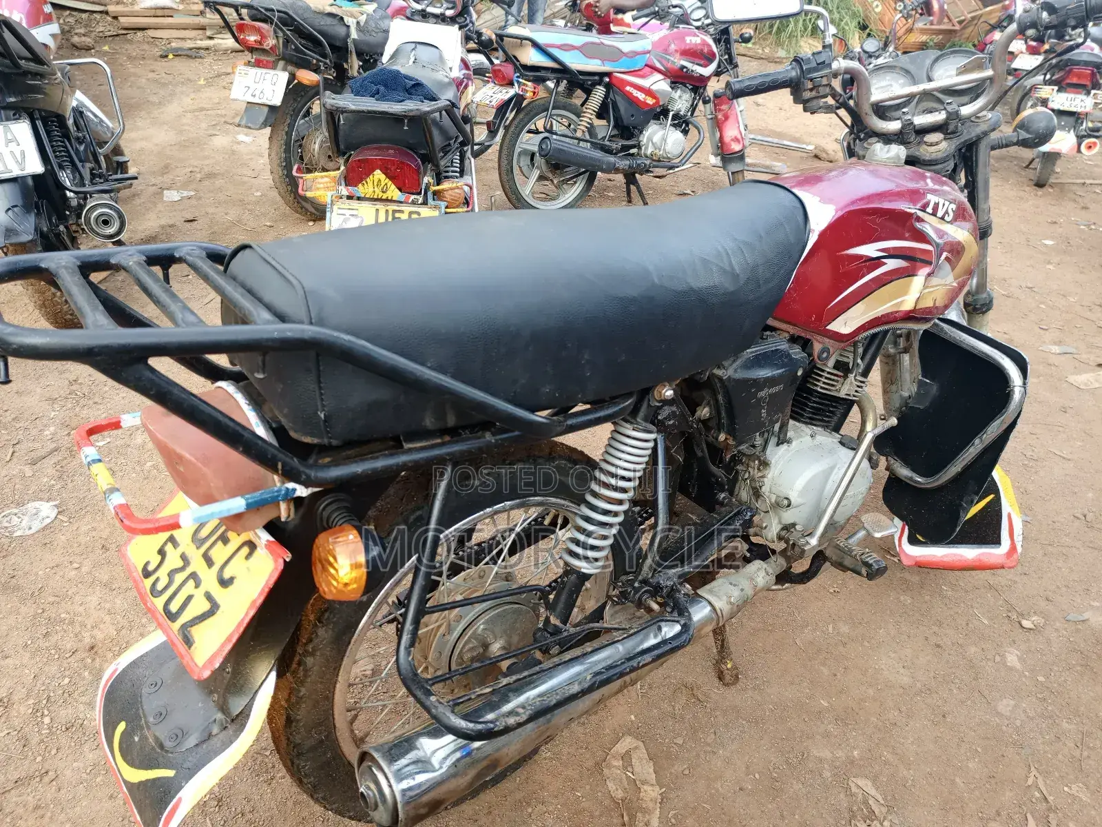 TVS XL 100 2009 Orange