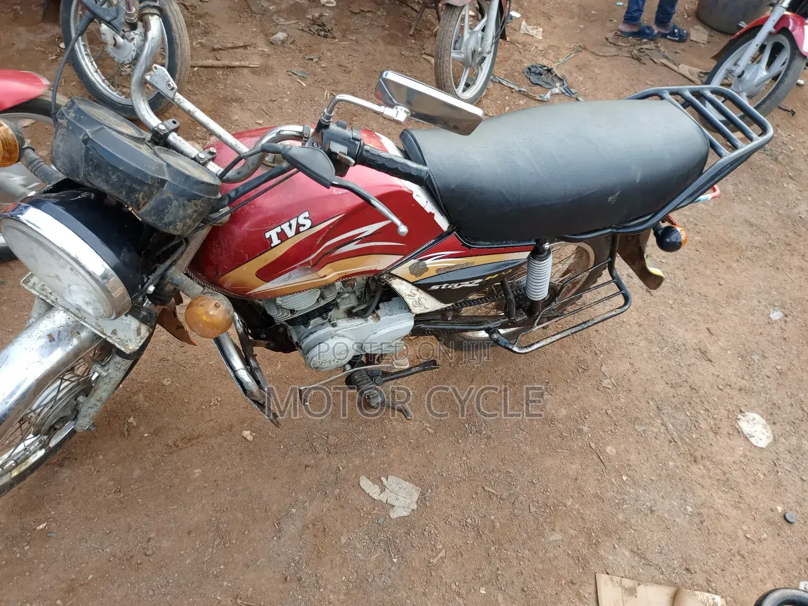 TVS XL 100 2009 Orange