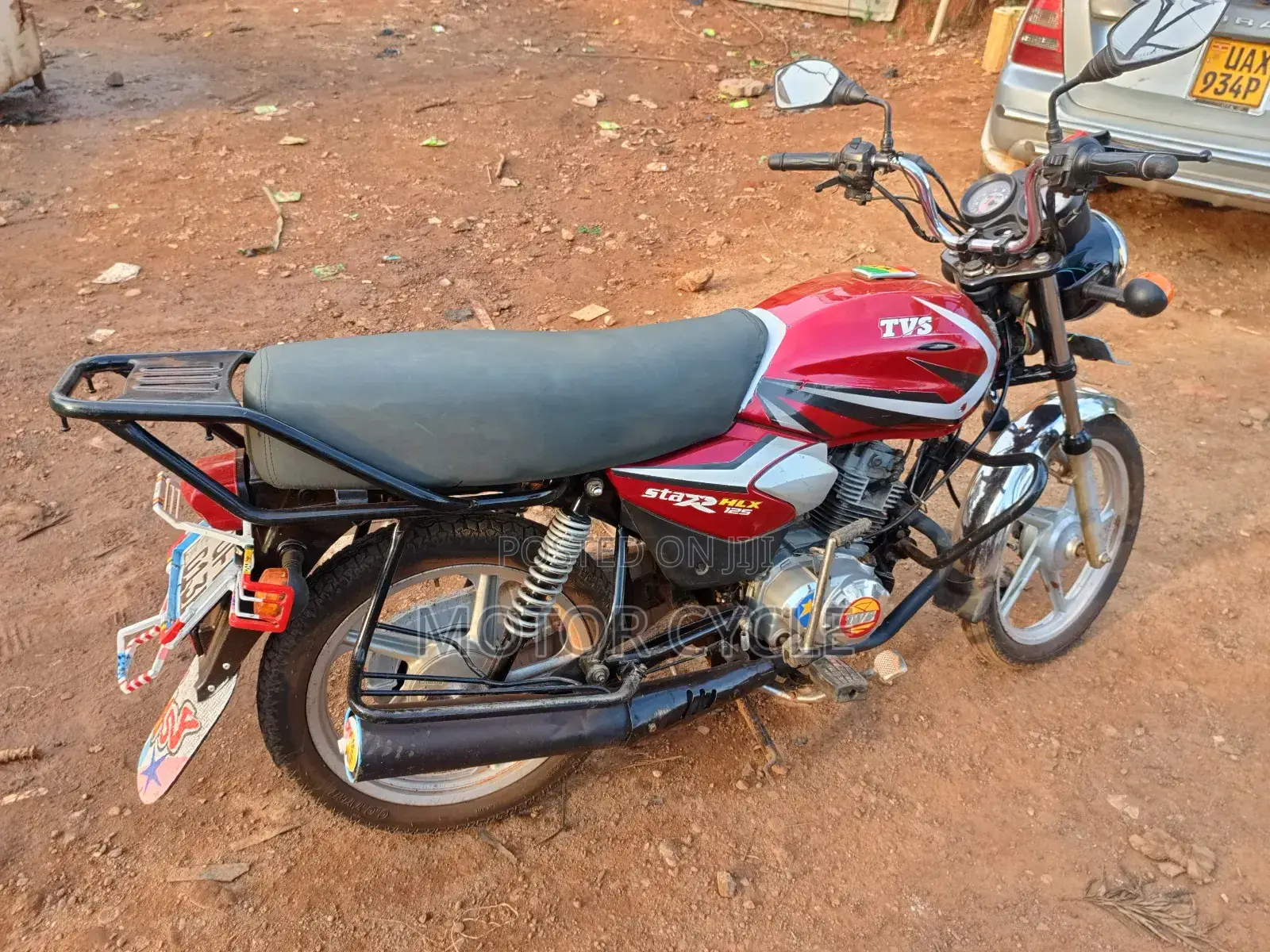 TVS HLX 125 2024 Red