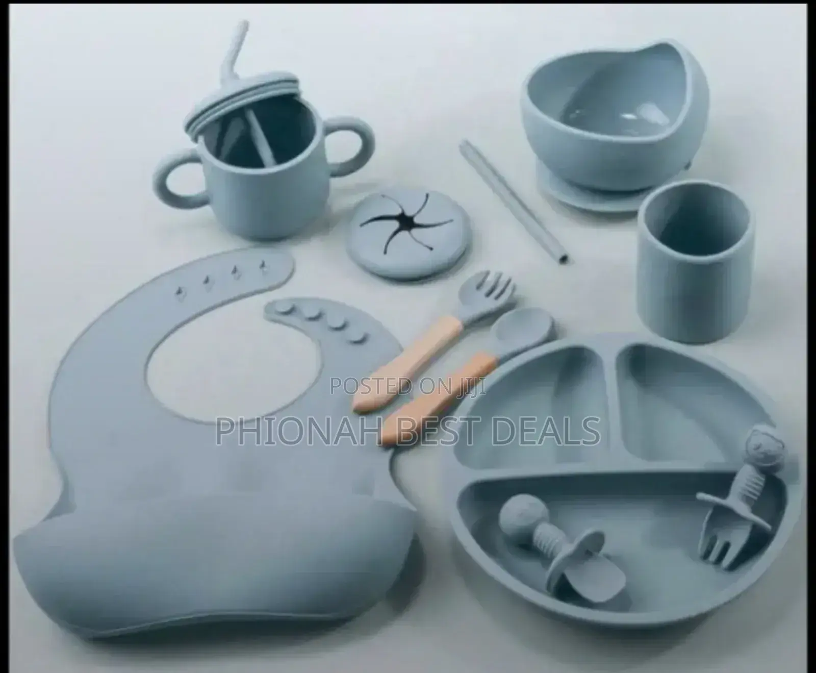 Kids Silicone Spill Proof Feeding Set