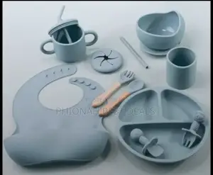 Kids Silicone Spill Proof Feeding Set