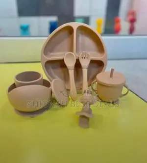 Kids Silicone Spill Proof Feeding Set