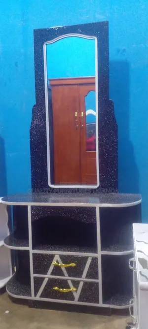 White and Black Dressing Mirror