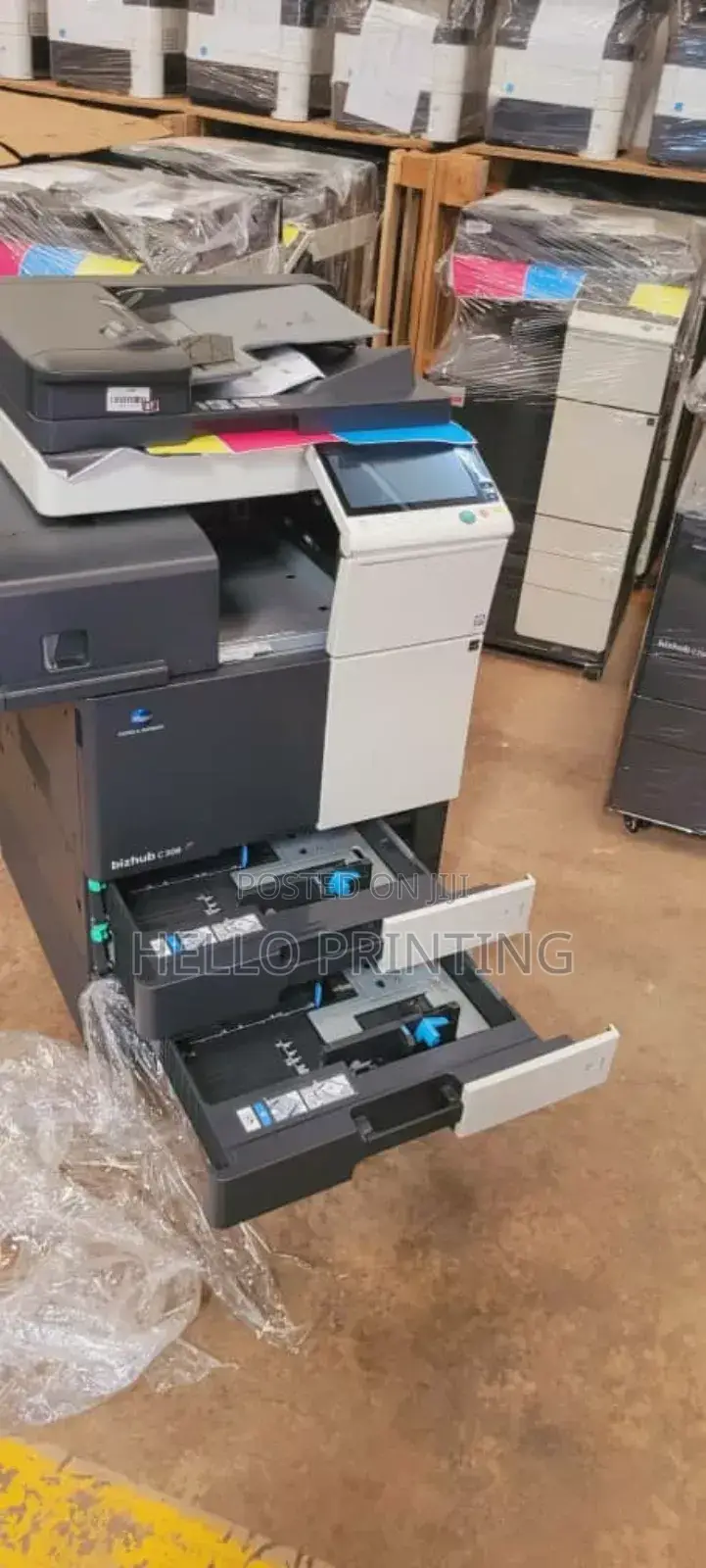 Bizhub C308 Color Printer - Clear Prints.