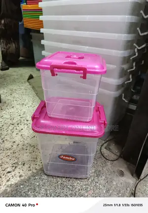 Home Ware Plastic Containers 2pcs