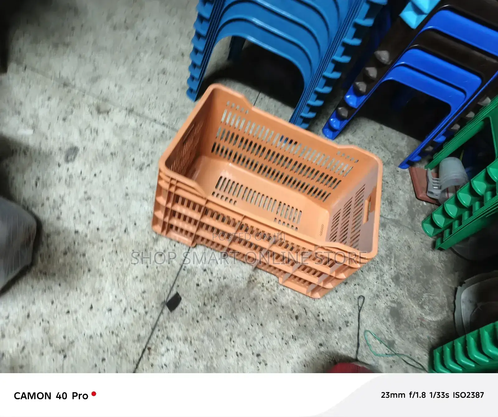 Orange Plastic Crates Plastic Big Crates