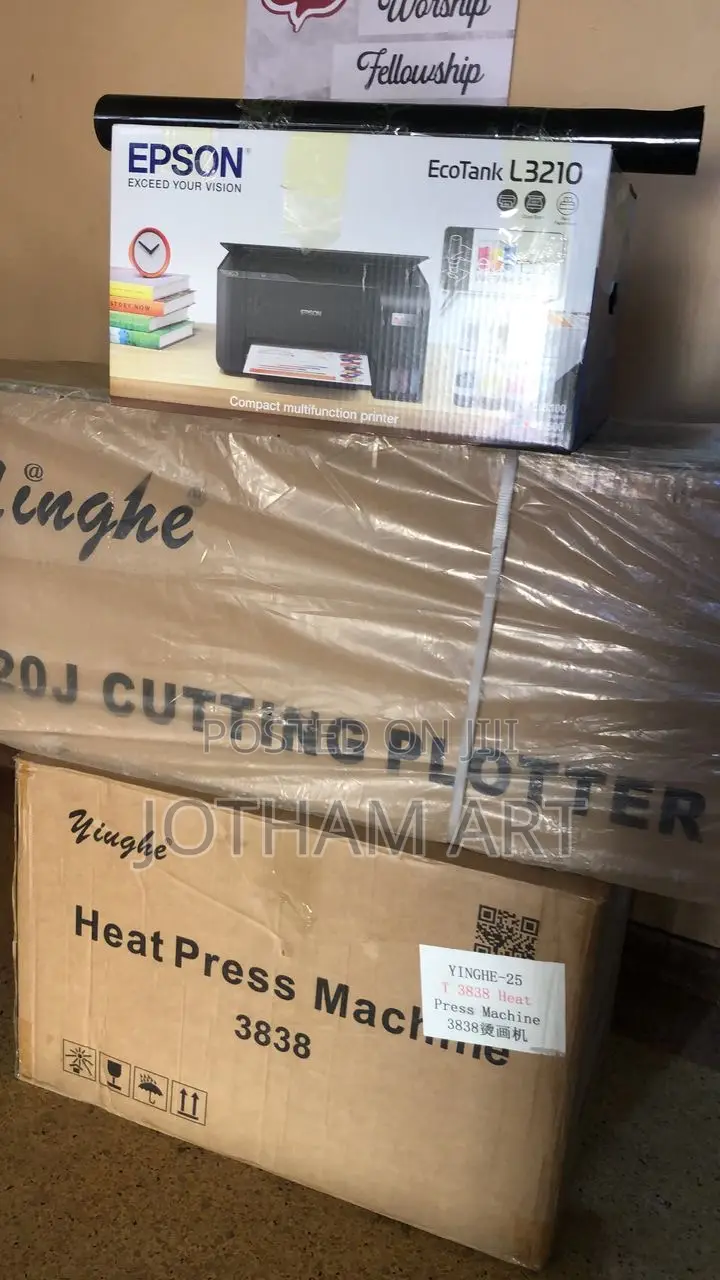 Full Package: Heatpress, Plotter, Sublimation Printer