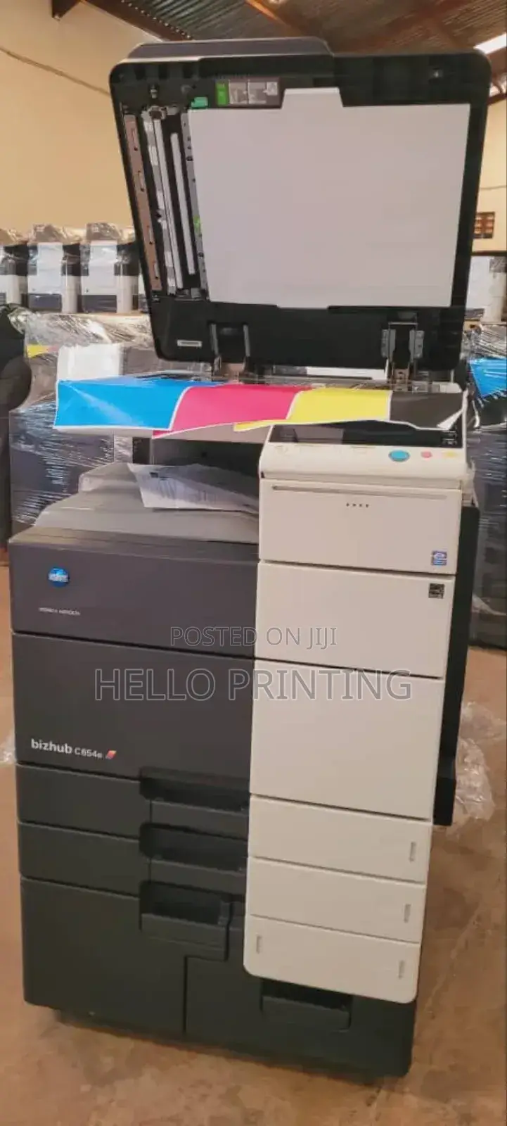 Print Bright With Bizhub C654