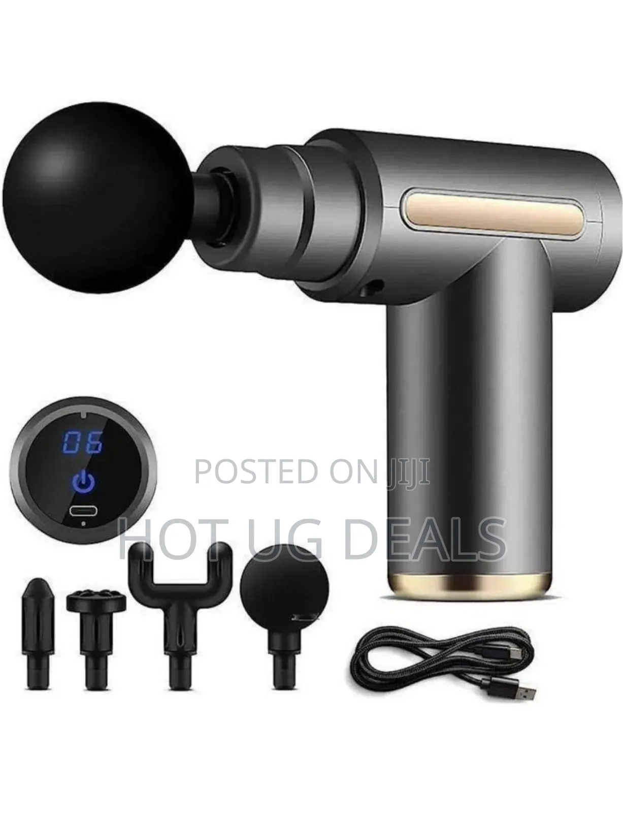 Massage Gun With 4 Heads